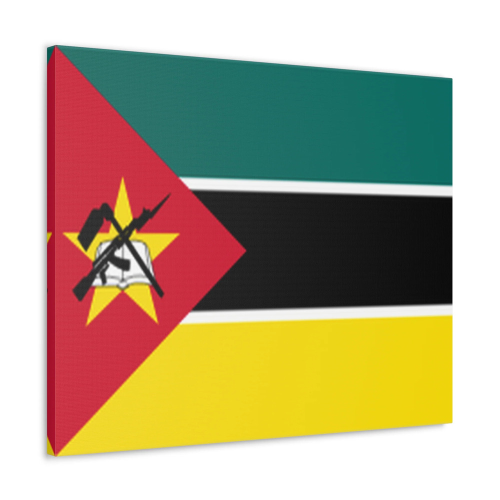 Mozambique Country Flag Canvas Vibrant Wall Art Unframed Home Decor
